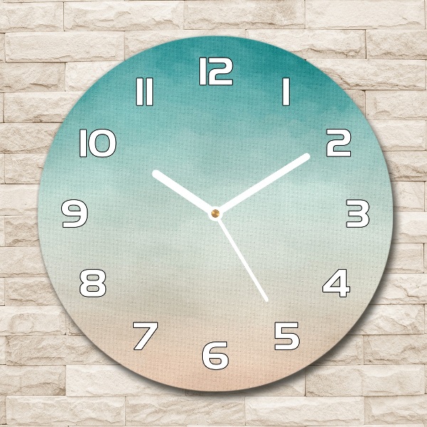 Wanduhr glas rund Abstrakter Hintergrund