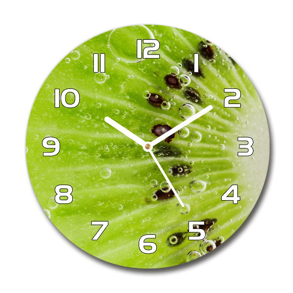 Wanduhr rund Kiwi