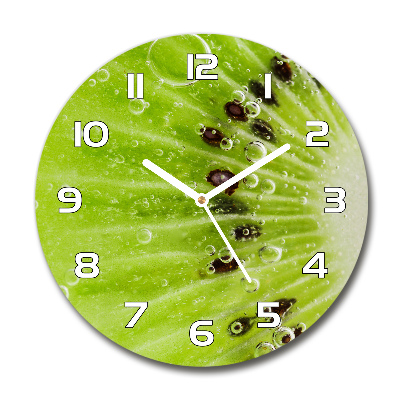 Wanduhr rund Kiwi