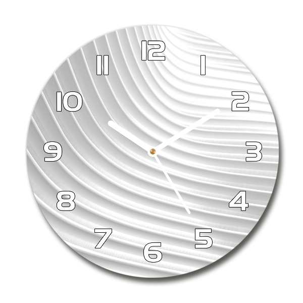 Wanduhr rund Abstrakte Linien