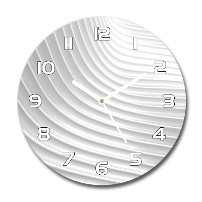 Wanduhr rund Abstrakte Linien
