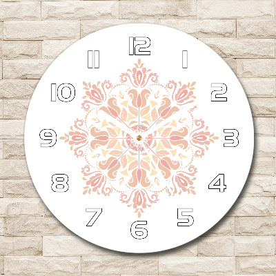 Wanduhr rund Ornamente