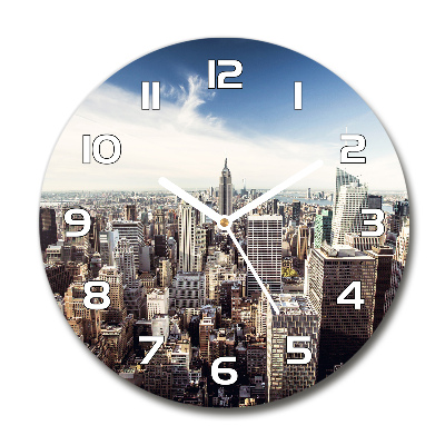 Wanduhr rund New York