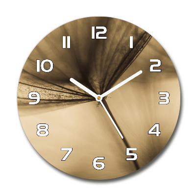 Wanduhr rund Löwenzahnsamen