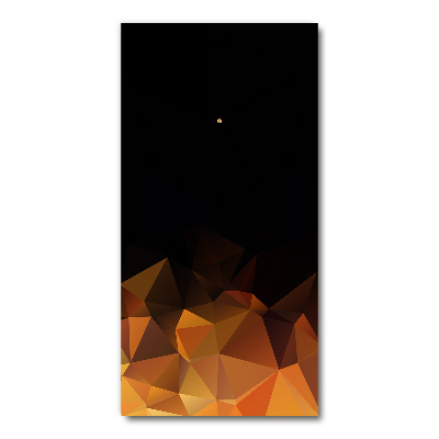 Wanduhr Abstrakte Dreiecke