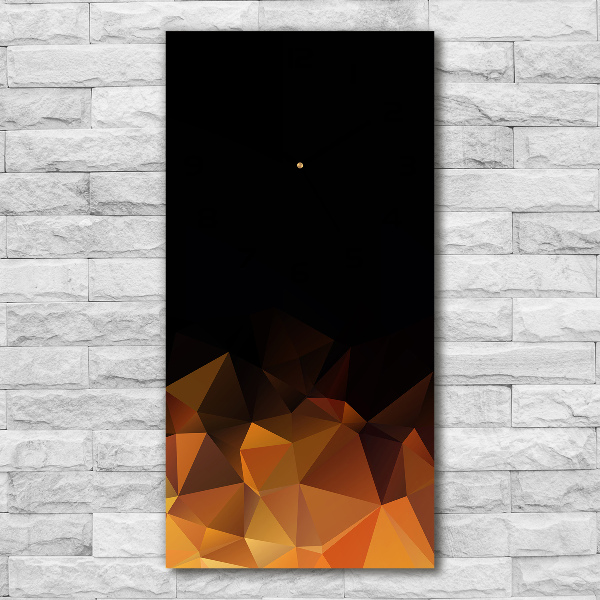 Wanduhr Abstrakte Dreiecke