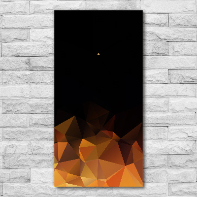 Wanduhr Abstrakte Dreiecke