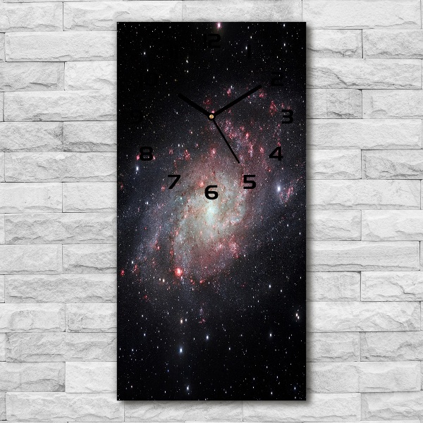 Moderne wanduhr Nebel