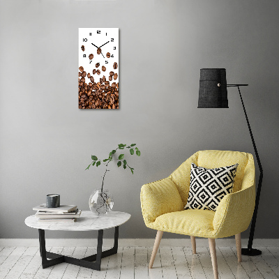 Wanduhr Kaffeebohnen