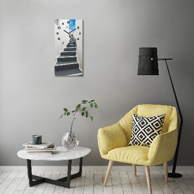 Moderne wanduhr Santorini, Griechenland