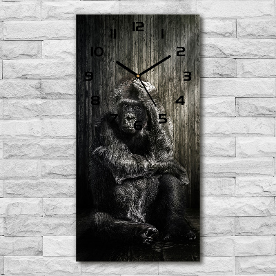 Moderne wanduhr Gorilla