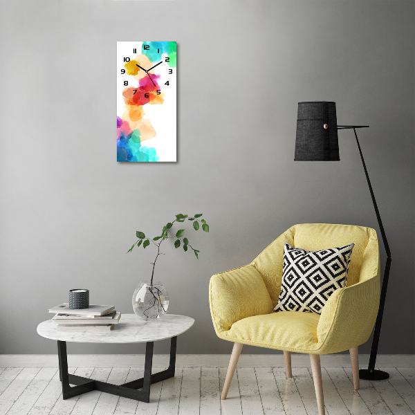 Wanduhr Bunte Flecken