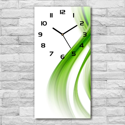 Wanduhr Abstrakte Welle