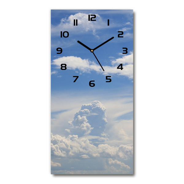 Moderne wanduhr Wolken am Himmel