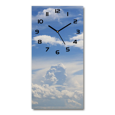 Moderne wanduhr Wolken am Himmel