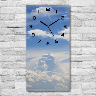 Moderne wanduhr Wolken am Himmel