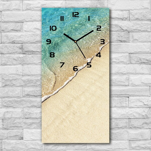 Wanduhr Meereswelle