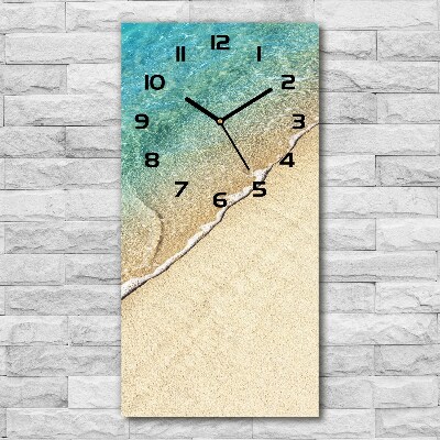 Wanduhr Meereswelle