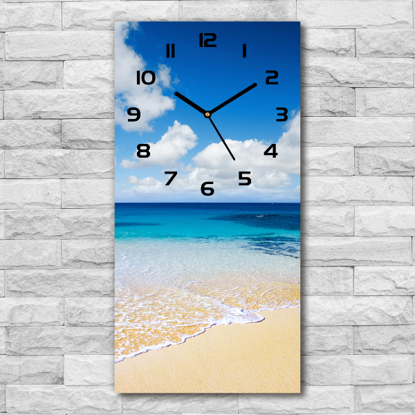 Wanduhr Tropischer Strand