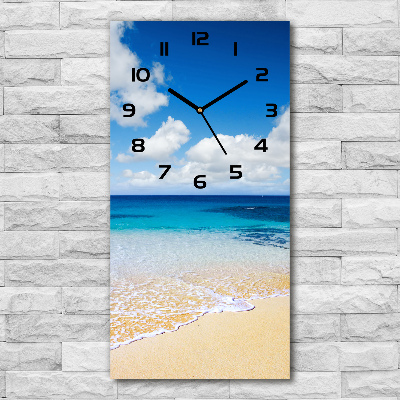 Wanduhr Tropischer Strand