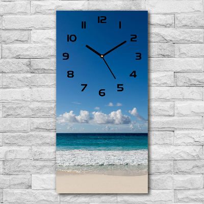 Wanduhr Tropischer Strand