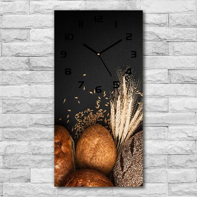 Wanduhr Brot