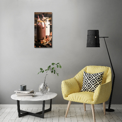 Moderne wanduhr Milchshakes