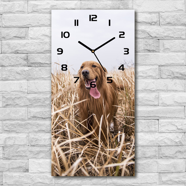 Wanduhr Golden Retriever