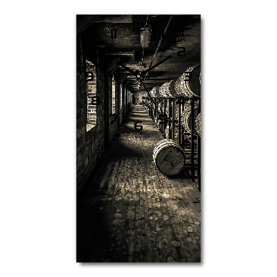 Wanduhr Bourbonfässer