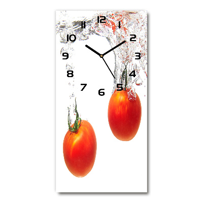 Wanduhr Tomaten unter Wasser