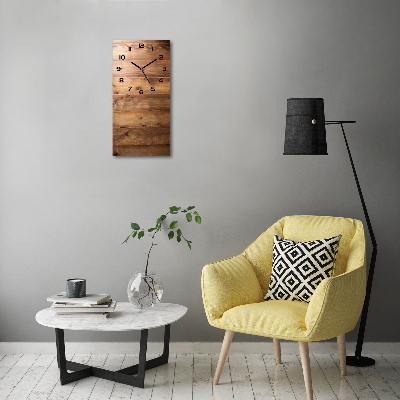 Moderne wanduhr Holzhintergrund