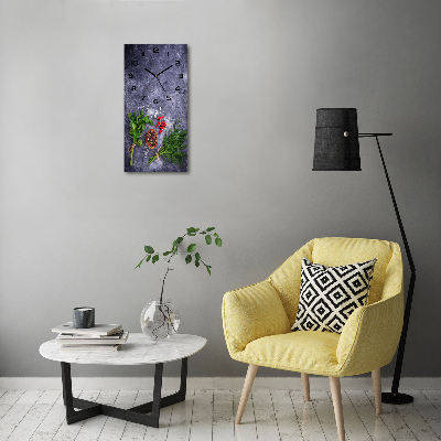 Wanduhr Kräuter und Gewürze