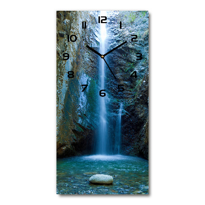 Wanduhr Wasserfall