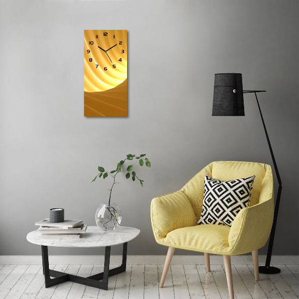 Wanduhr Abstrakter Wirbel