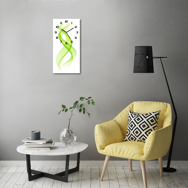 Moderne wanduhr Bunte Wellen