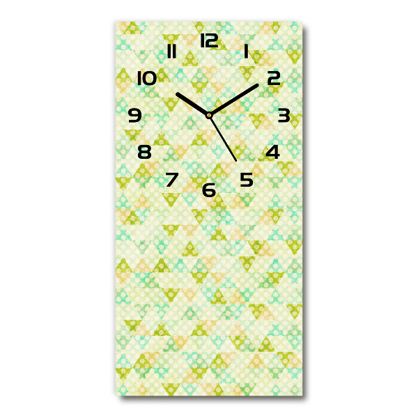Moderne wanduhr Geometrischer Hintergrund