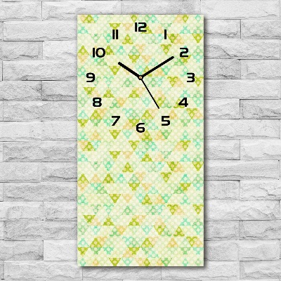 Moderne wanduhr Geometrischer Hintergrund