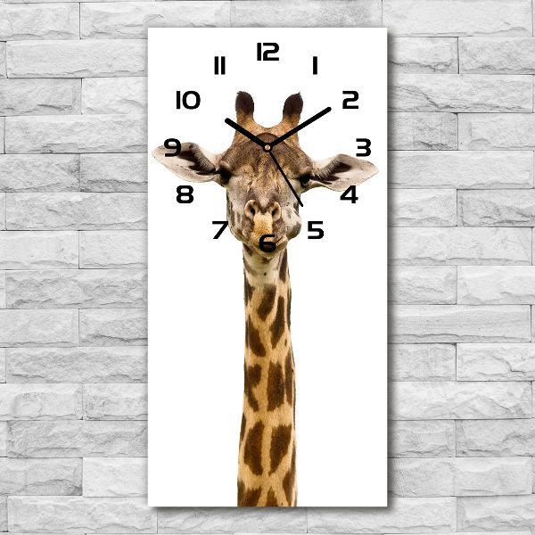 Wanduhr Giraffe