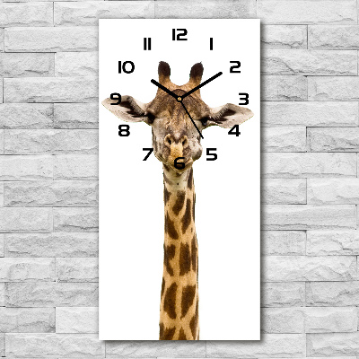 Wanduhr Giraffe