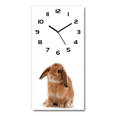Moderne wanduhr Kaninchen