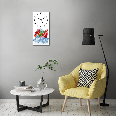 Moderne wanduhr Granate