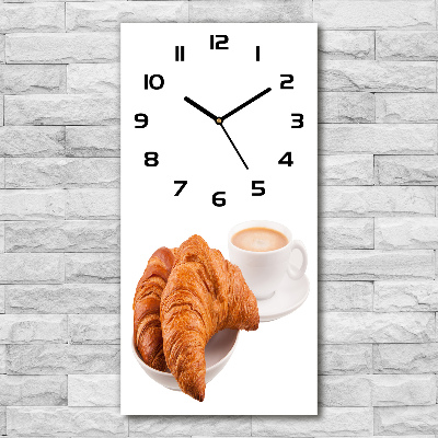 Wanduhr Frühstück