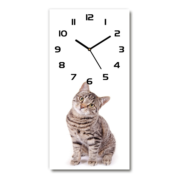 Wanduhr Katze