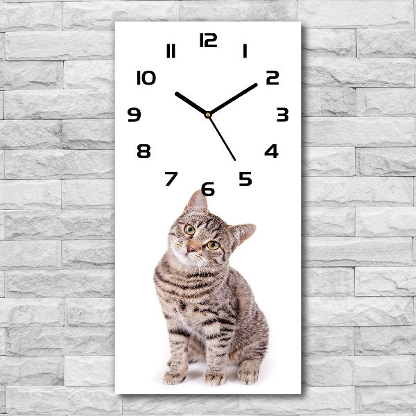 Wanduhr Katze
