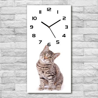Wanduhr Katze