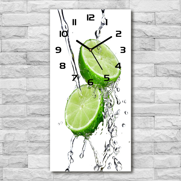 Moderne wanduhr Kalk