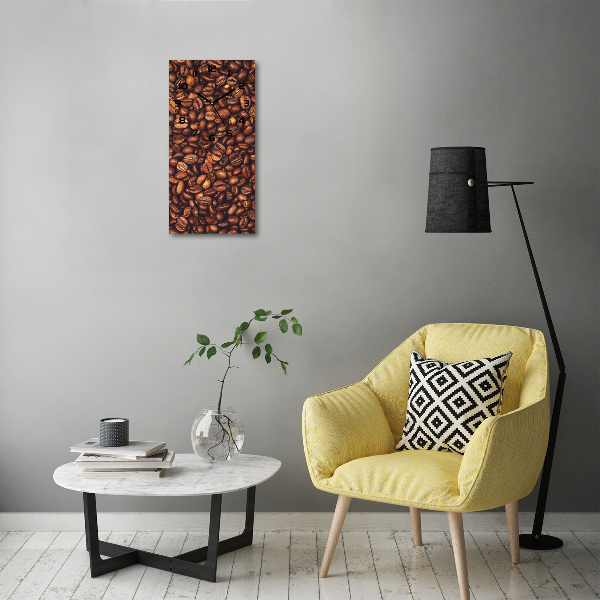 Wanduhr Kaffeebohnen