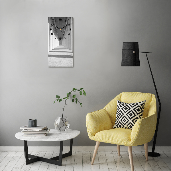 Moderne wanduhr Korridor