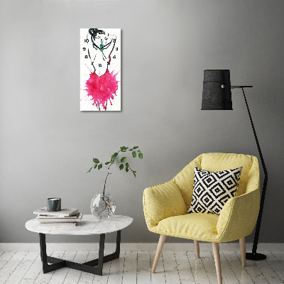 Moderne wanduhr Modeillustration