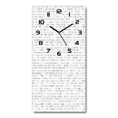 Moderne wanduhr Binärcode